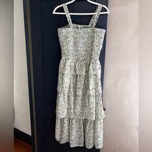 Spirit Of Grace Nordstrom Tierd Smocked Floral Dress